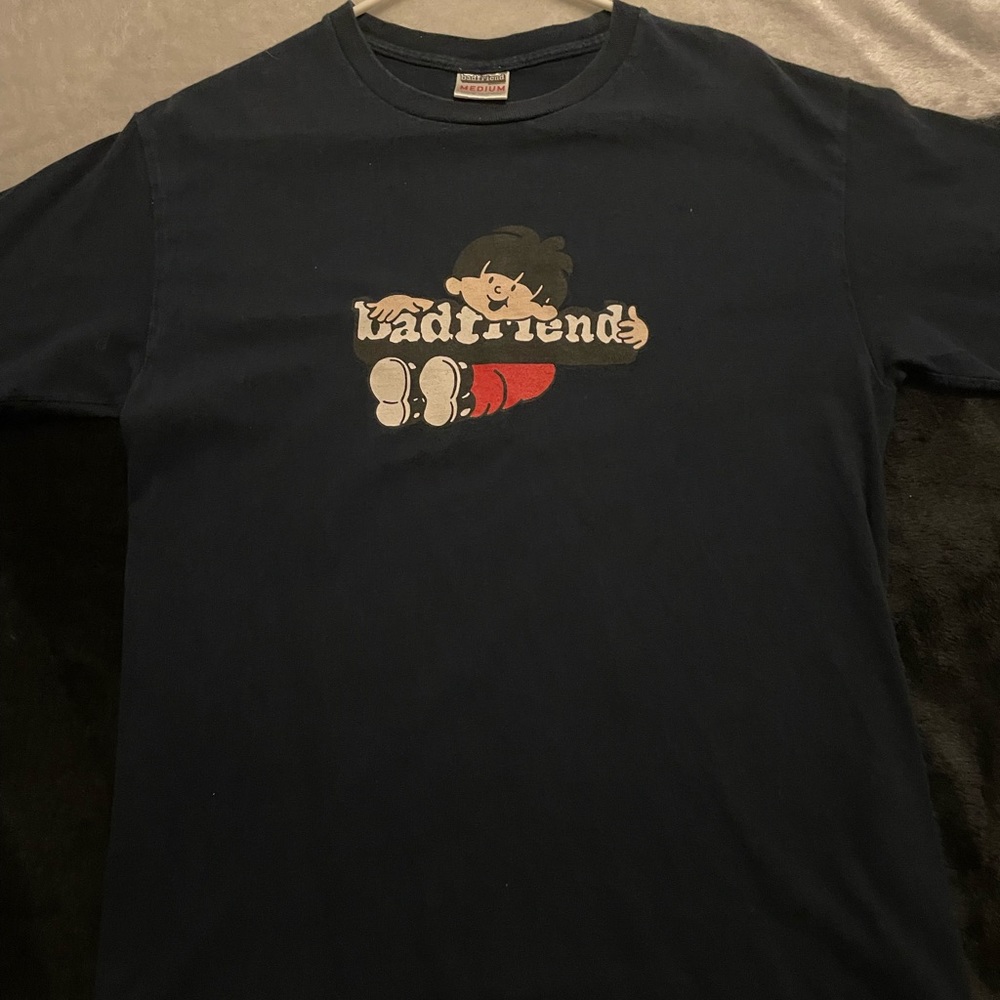 Badfriend navy shirt